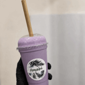 ube latte - AMOHI Ube Latte